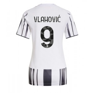 Fotbalové Dres Juventus Dusan Vlahovic #9 Dámské Domácí Oblečení 2025-26 Krátký Rukáv
